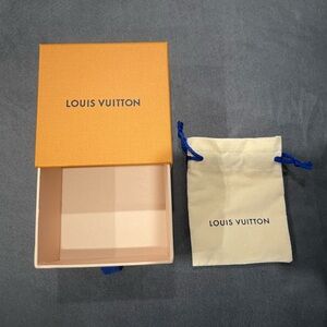 Louis Vuitton Orange Box with Cream Pouch